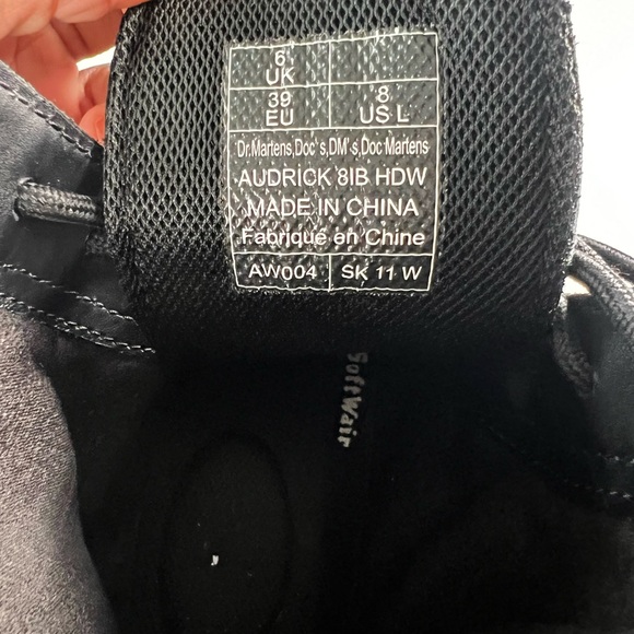 Dr. Martens Black Combat Platform Boots - Picture 8 of 12